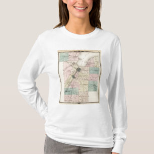 Camiseta Mapa del condado de Brown, estado de Wisconsin