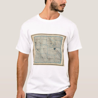 Camiseta Mapa del condado de Floyd, estado de Iowa