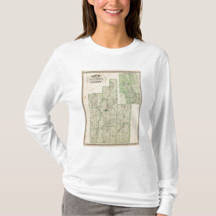 Camiseta Mapa del condado de Fulton con Rochester, Fulton