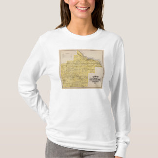 Camiseta Mapa del condado de Goodhue, Minnesota
