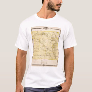 Camiseta Mapa del condado de Hardin, estado de Iowa