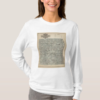 Camiseta Mapa del condado de Houston, Minnesota