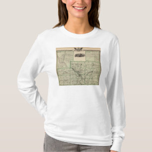 Camiseta Mapa del condado de Kankakee, de Kankakee y de