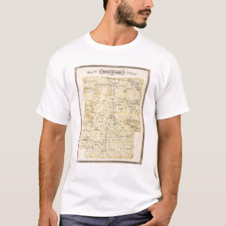 Camiseta Mapa del condado de Kosciusko
