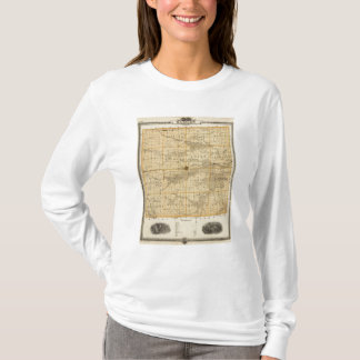 Camiseta Mapa del condado de Madison, estado de Iowa