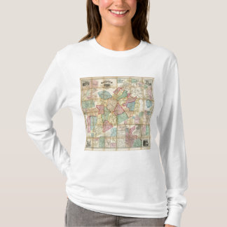 Camiseta Mapa del condado de Norfolk, Massachusetts