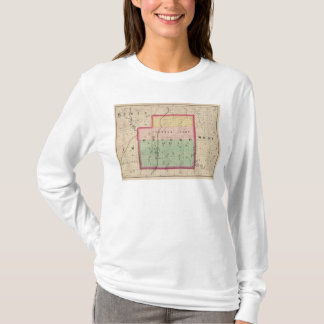 Camiseta Mapa del condado de Otsego, Michigan