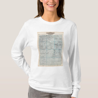 Camiseta Mapa del condado de Waseca, Minnesota