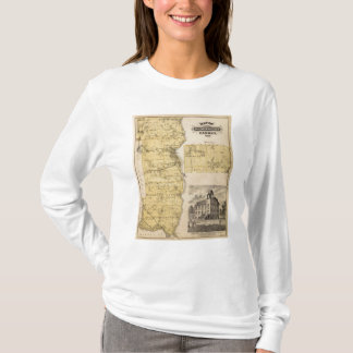 Camiseta Mapa del condado de Washington, Minnesota