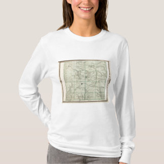 Camiseta Mapa del condado de Wayne, estado de Iowa