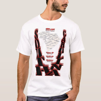 Camiseta Mapa del condado del SC