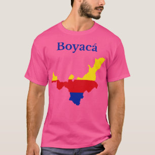 Camiseta Mapa del Departamento de Boyaca Colombia