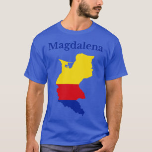 Camiseta Mapa del Departamento de Magdalena Colombia