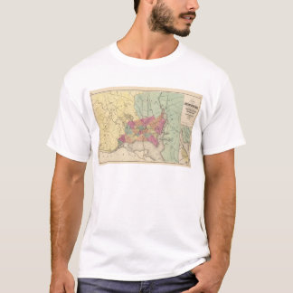 Camiseta Mapa del distrito de Columbia, Washington