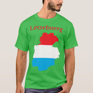 Camiseta Mapa del distrito de Luxemburgo