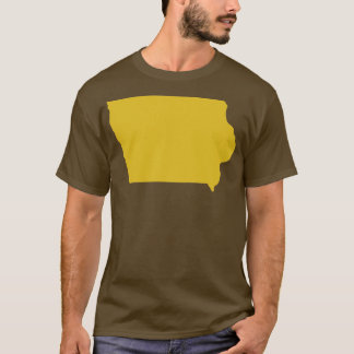 Camiseta Mapa del estado de Iowa TShirt