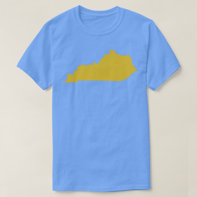 Camiseta Mapa del estado de Kentucky TShirt (Diseño del anverso)