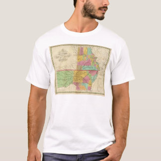 Camiseta Mapa del estado de Missouri