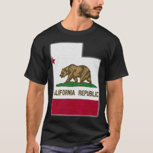 Camiseta MAPA DEL ESTADO DE UTAH CALIFORNIA CA Bandera Raíc