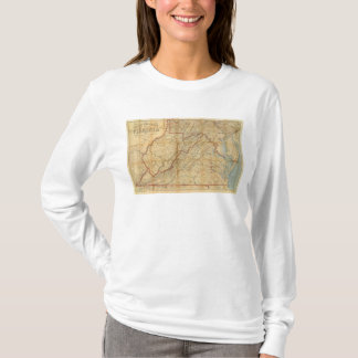 Camiseta Mapa del estado de Virginia