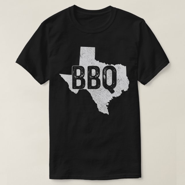 Camiseta Mapa del estado del chef Mens Teas BBQ Grill (Diseño del anverso)