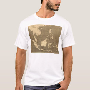 Camiseta Mapa del este de las islas de la India por