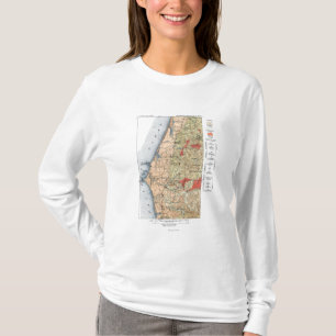 Camiseta Mapa del estudio geológico de los E.E.U.U.