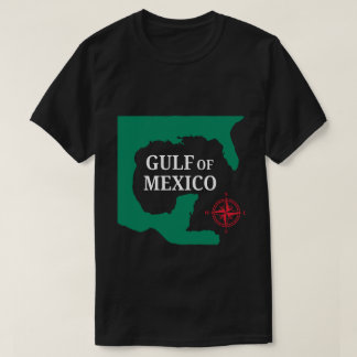 Camiseta Mapa Del Golfo De México