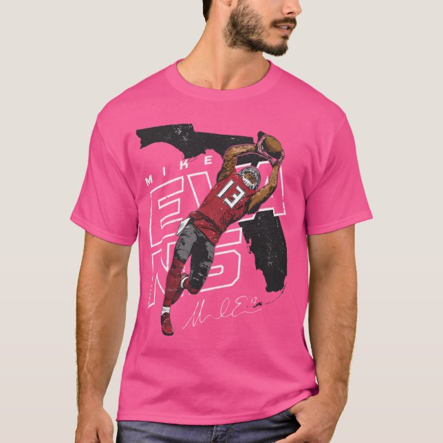 Camiseta Mapa del jugador Mike Evans (Anverso)