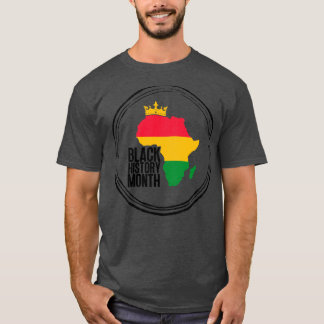 Camiseta Mapa del mes de historia negra 6