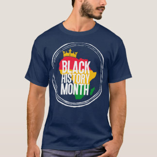 Camiseta Mapa del mes de la historia negra 10