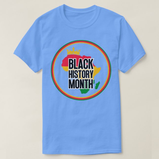 Camiseta Mapa del mes de la historia negra 11 (Diseño del anverso)