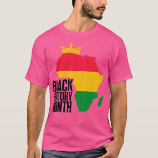 Camiseta Mapa del mes de la historia negra 12
