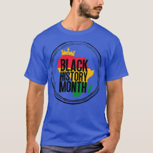 Camiseta Mapa del mes de la historia negra 12