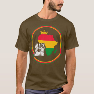 Camiseta Mapa del mes de la historia negra 13