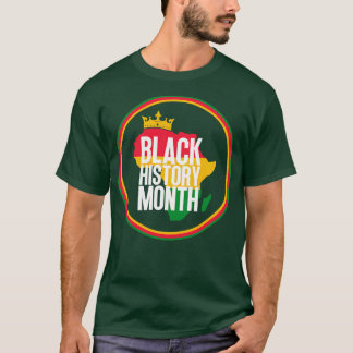 Camiseta Mapa del mes de la historia negra 14