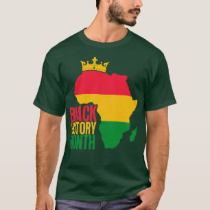 Camiseta Mapa del mes de la historia negra 17