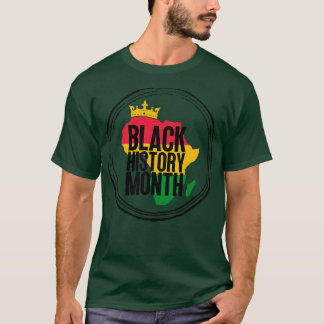 Camiseta Mapa del mes de la historia negra 18
