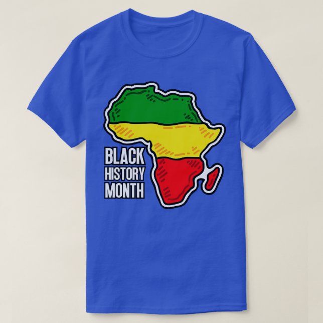 Camiseta Mapa del mes de la historia negra 29 (Diseño del anverso)