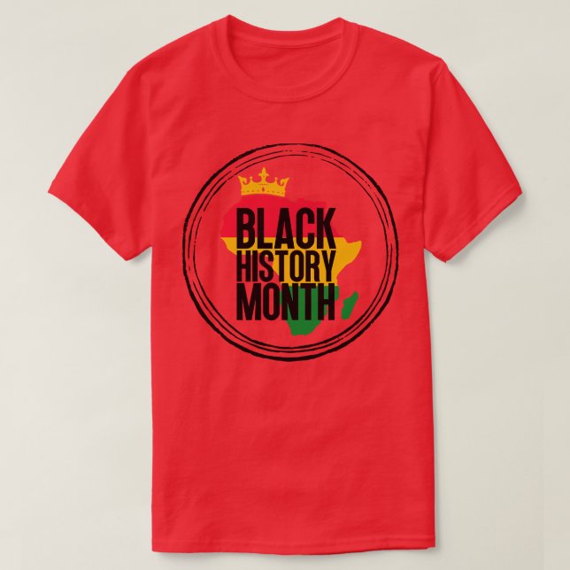 Camiseta Mapa del mes de la historia negra 49 (Diseño del anverso)