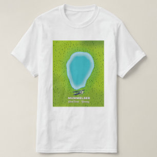 Camiseta Mapa del Mummelsee Selva Negra Alemania.
