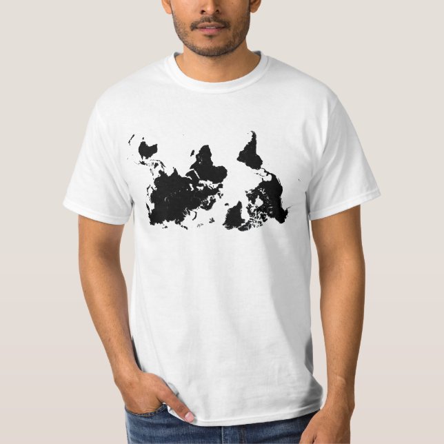 Camiseta Mapa del mundo (Anverso)