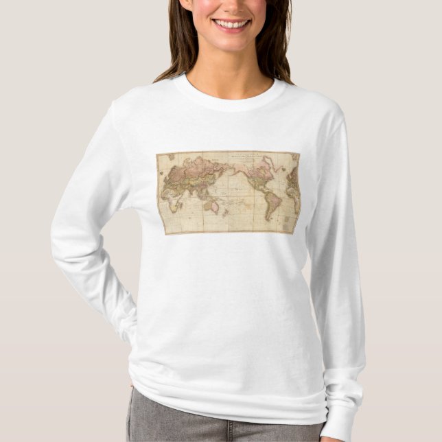 Camiseta Mapa del mundo (Anverso)