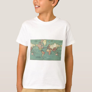 Camiseta Mapa del mundo 1919