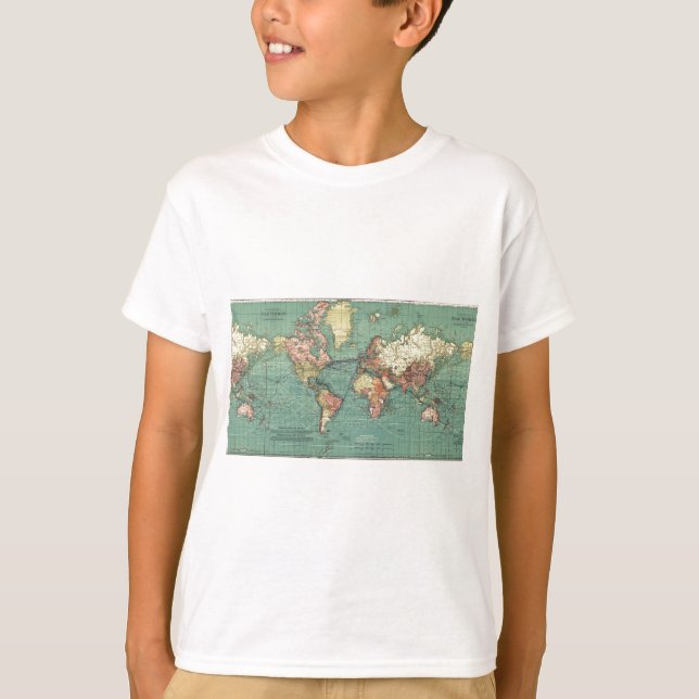 Camiseta Mapa del mundo 1919 (Anverso)