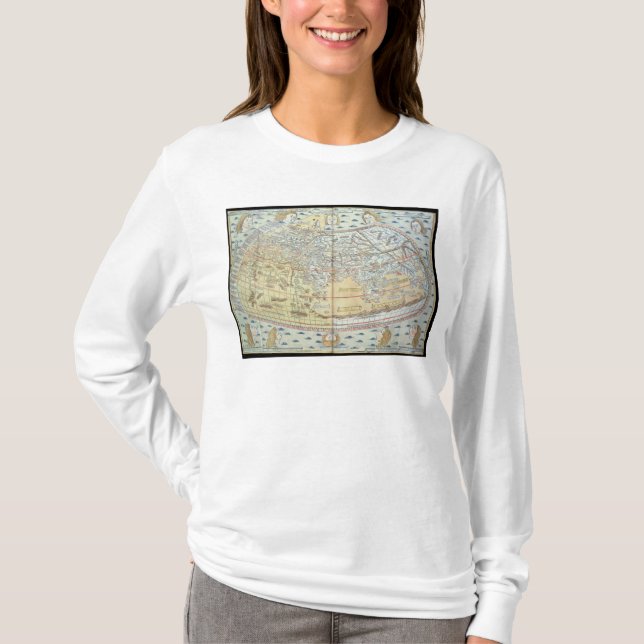Camiseta Mapa del mundo 2 (Anverso)