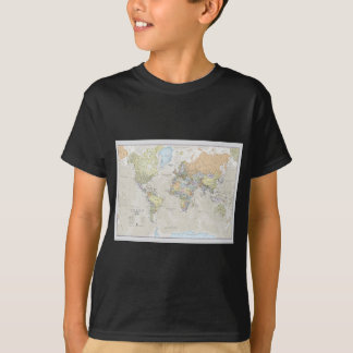 Camiseta Mapa del mundo clásico