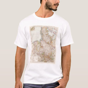 Camiseta Mapa del norte de Hannover, Schleswig-Holstein,