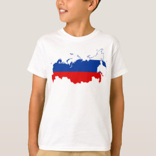 Camiseta Mapa del país Rusia