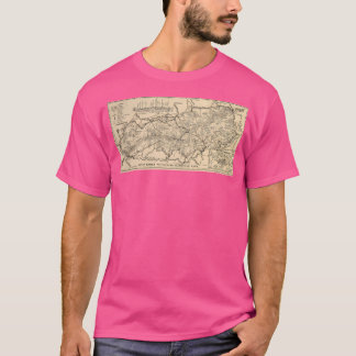 Camiseta Mapa del Parque Nacional de las Montañas Vintage G